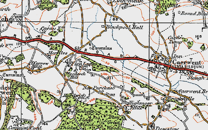 Old map of Trewen in 1919