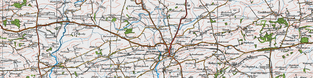 Old map of Trewyn in 1919