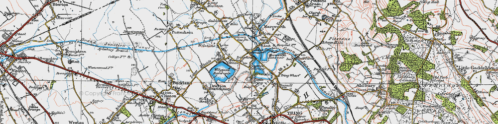 Old map of Tringford in 1920