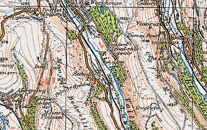 Old map of Troearhiwgwair in 1919