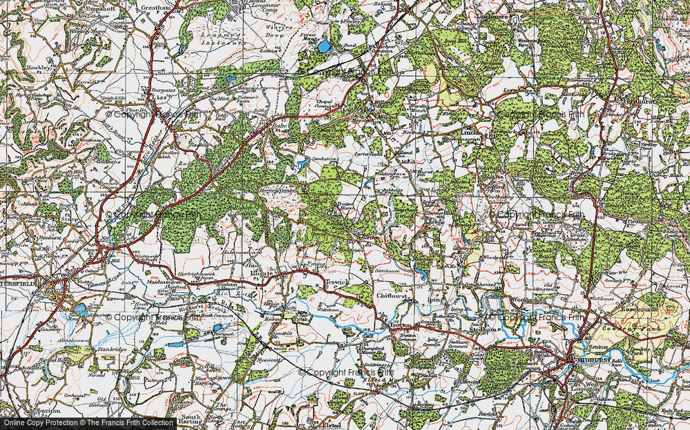 Old Map of Trotten Marsh, 1919 in 1919