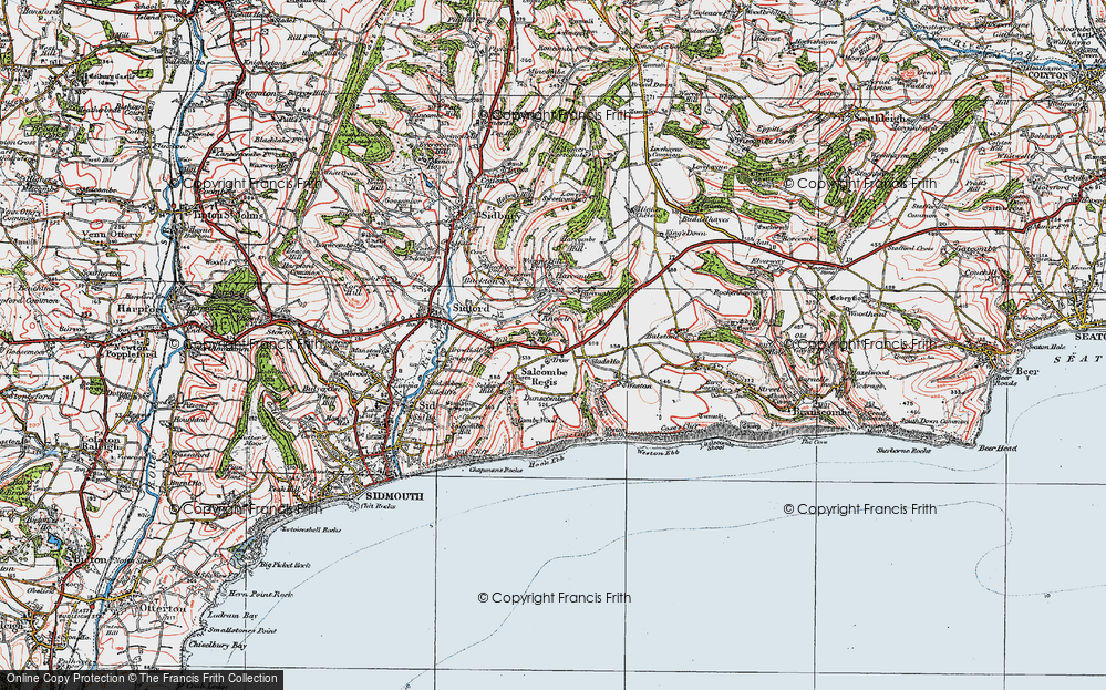 Old Map of Trow, 1919 in 1919
