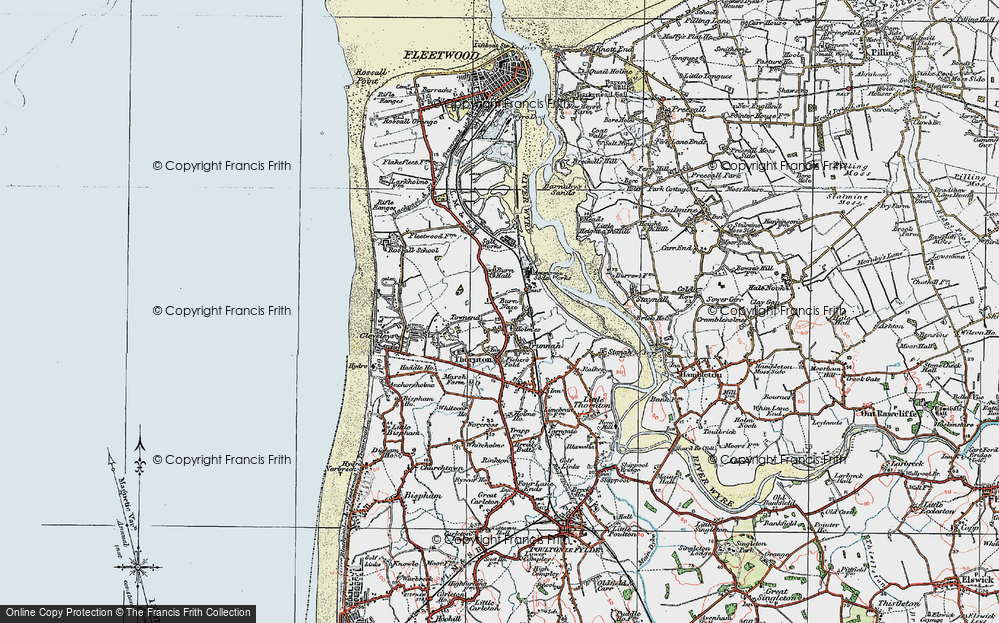 Old Map of Trunnah, 1924 in 1924
