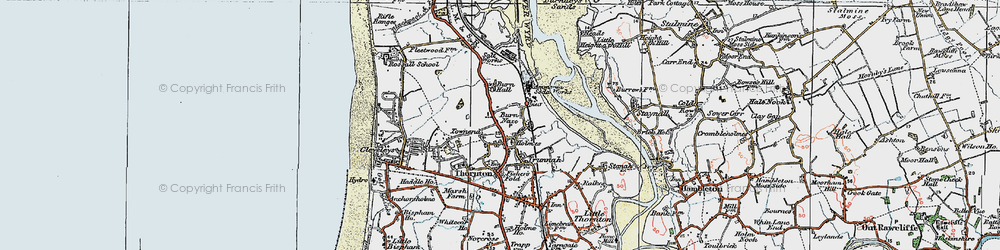 Old map of Trunnah in 1924
