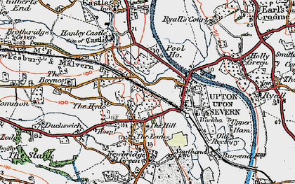 Old map of Tunnel Hill in 1920