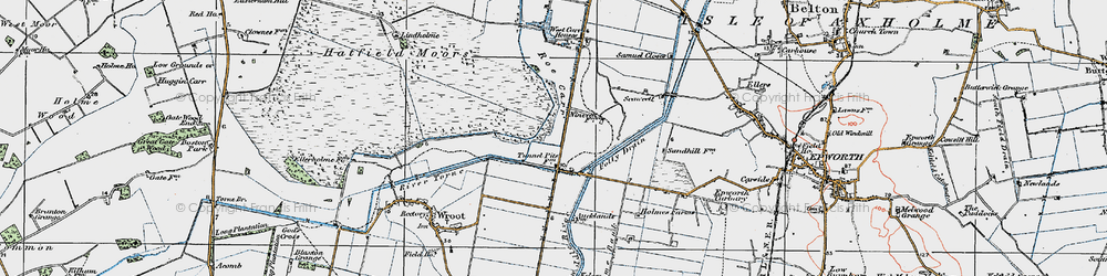 Old map of Tunnel Pits in 1923