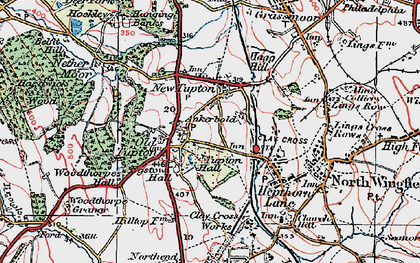 Old map of Ankerbold in 1923
