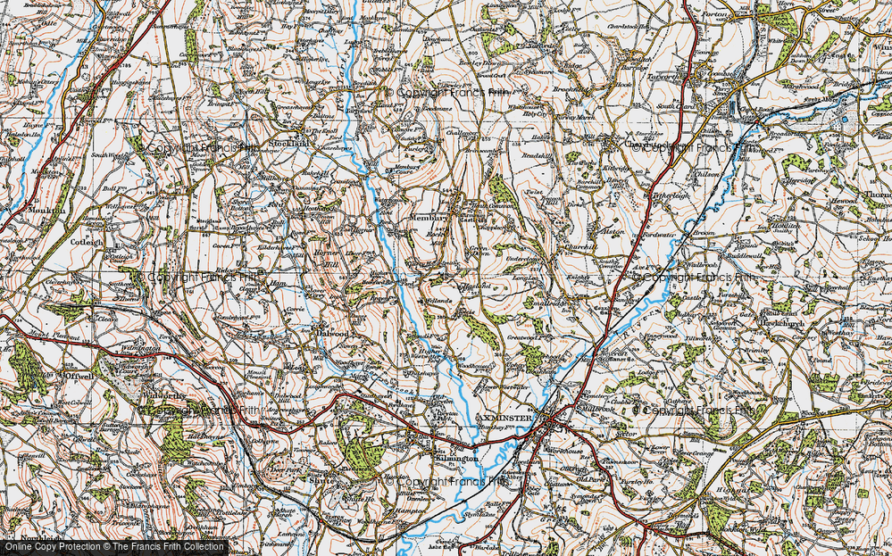 Old Map of Turfmoor, 1919 in 1919