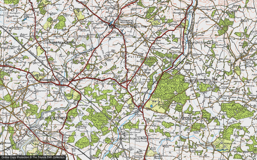 Old Map of Turkey Island, 1919 in 1919