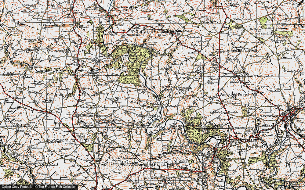Old Map of Tutwell, 1919 in 1919