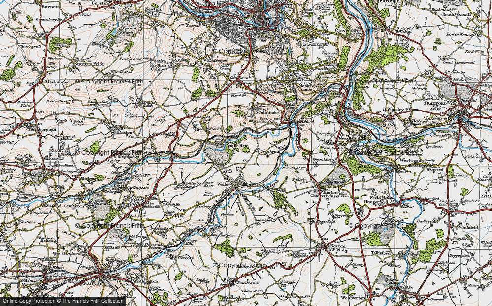 Old Map of Twinhoe, 1919 in 1919