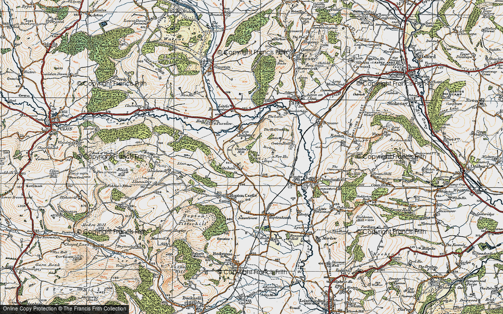 Old Map of Twitchen, 1920 in 1920