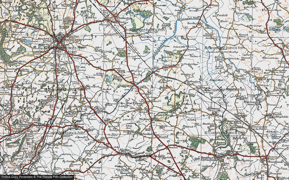 Old Map of Twyford, 1921 in 1921