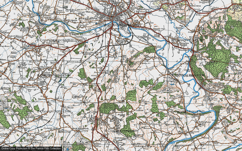 Old Map of Twyford Common, 1920 in 1920