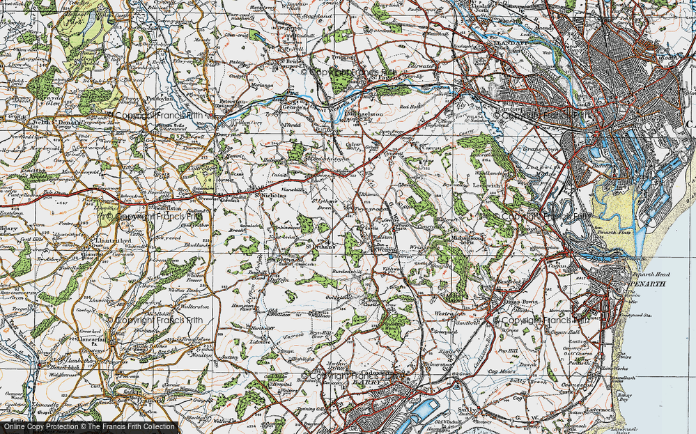 Old Map of Twyn-yr-odyn, 1919 in 1919