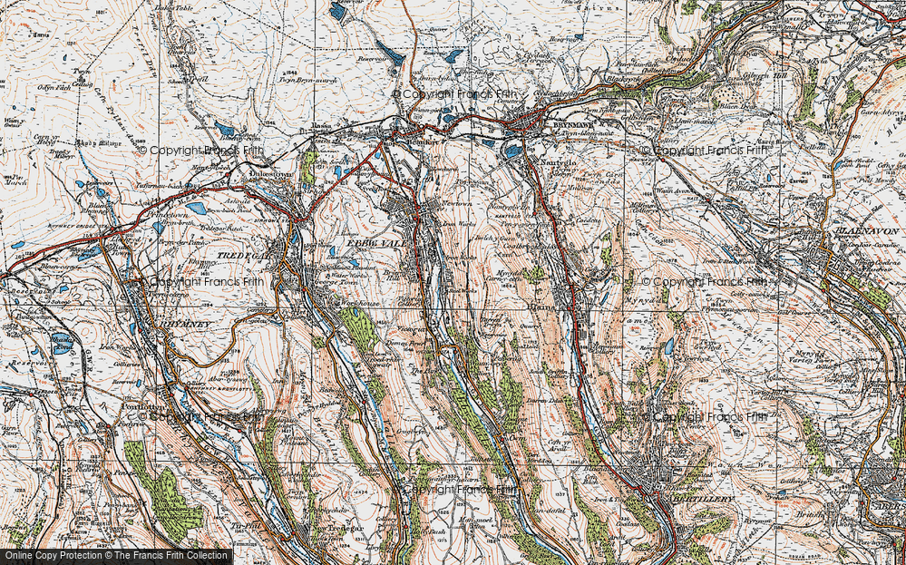 Old Map of Ty Llwyn, 1919 in 1919