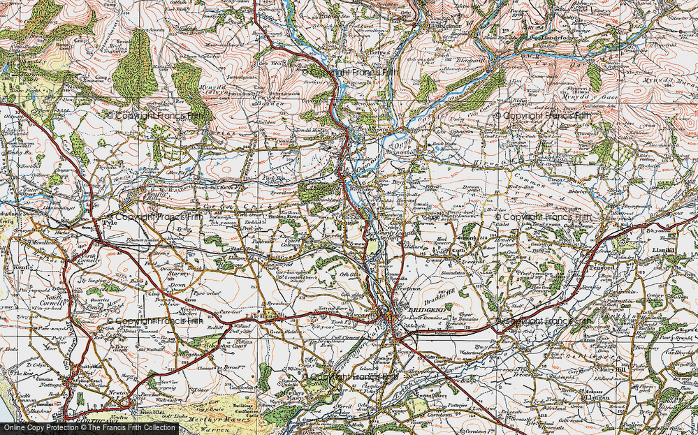 Old Map of Ty'n-y-garn, 1922 in 1922