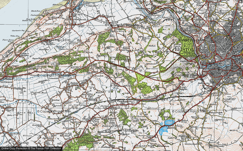 Old Map of Tyntesfield, 1919 in 1919