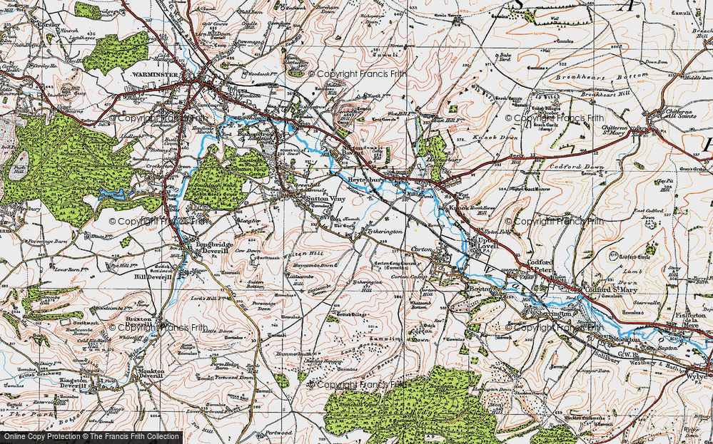 Old Map of Tytherington, 1919 in 1919