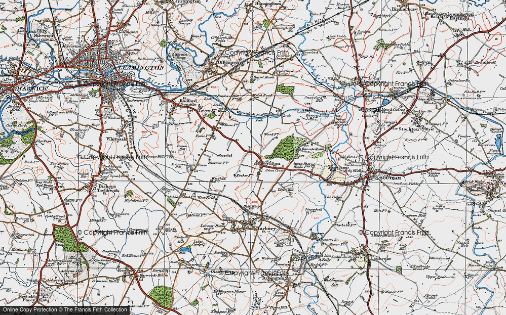 Old Map of Ufton, 1919 in 1919