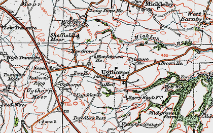 Old map of Ugthorpe in 1925