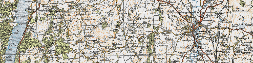 Old map of Broadoak in 1925