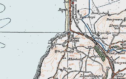 Old map of Brynowen in 1922