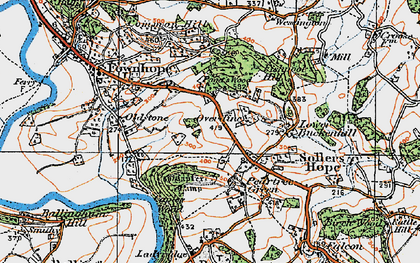 Old map of Upper Buckenhill in 1919