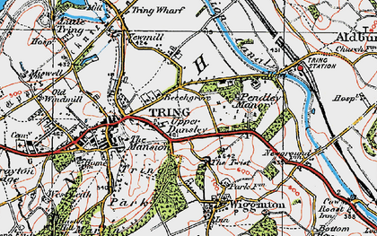 Old map of Upper Dunsley in 1920