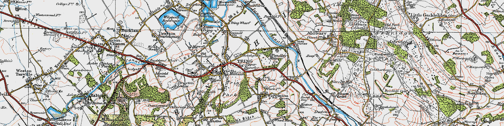 Old map of Upper Dunsley in 1920