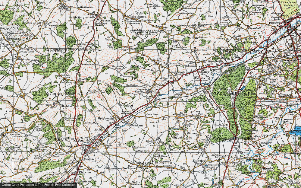 Old Map of Upper Froyle, 1919 in 1919