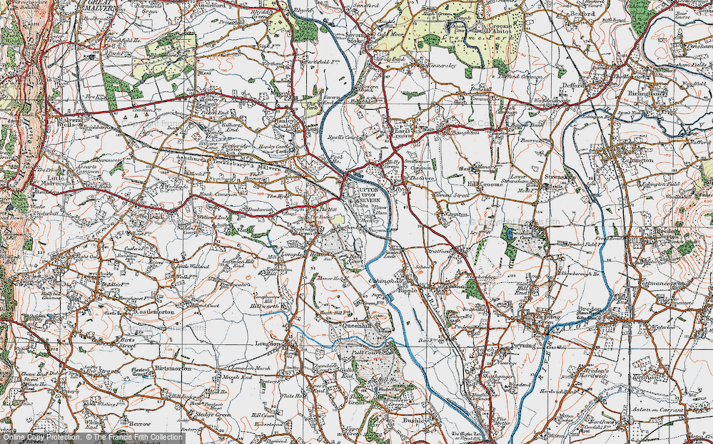 Old Map of Upper Ham, 1920 in 1920