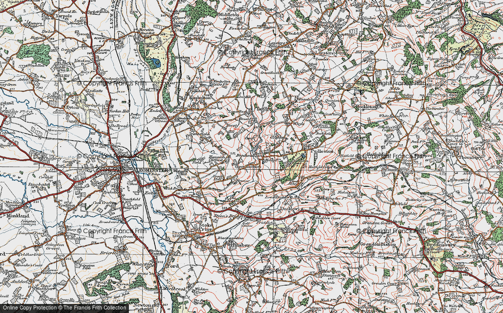 Old Map of Upper Hamnish, 1920 in 1920