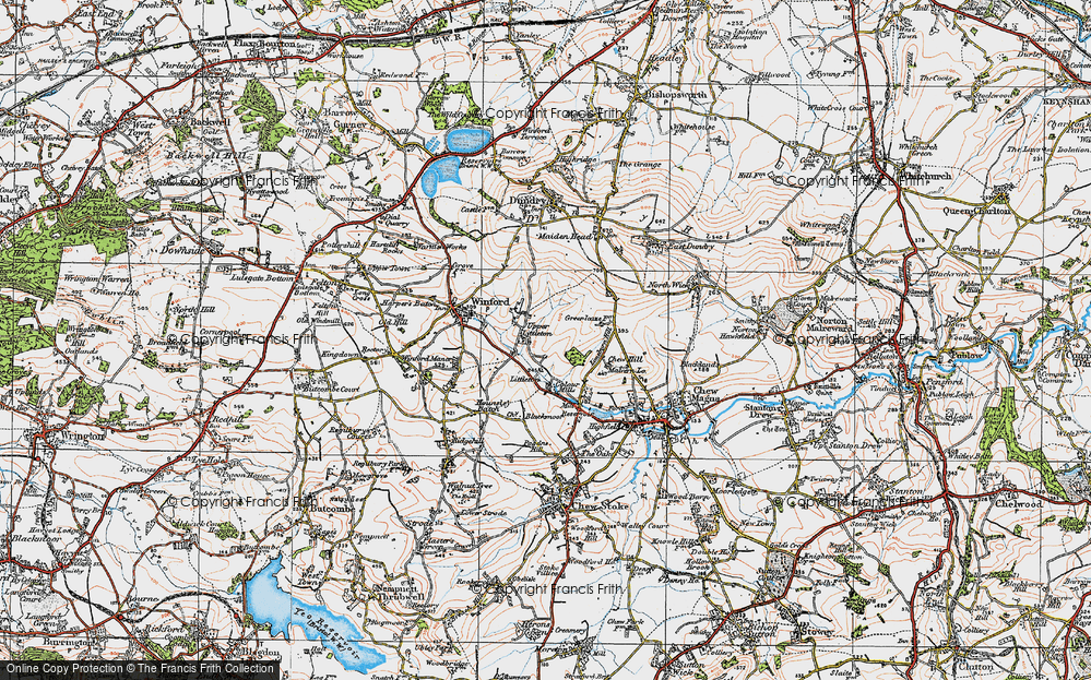 Old Map of Upper Littleton, 1919 in 1919