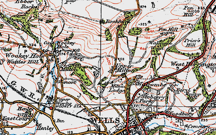 Old map of Rookham in 1919