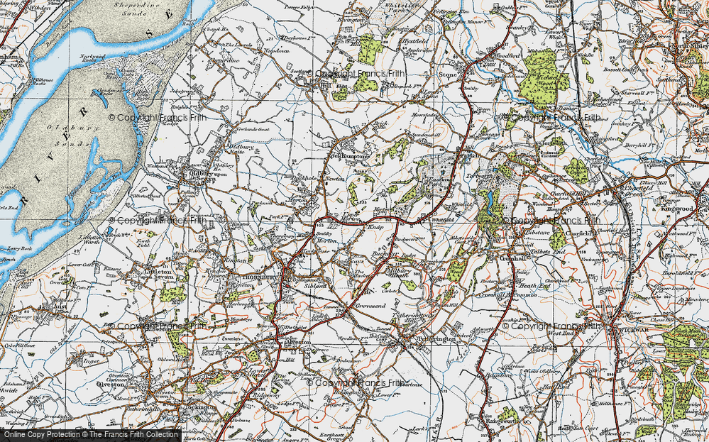 Old Map of Upper Morton, 1919 in 1919
