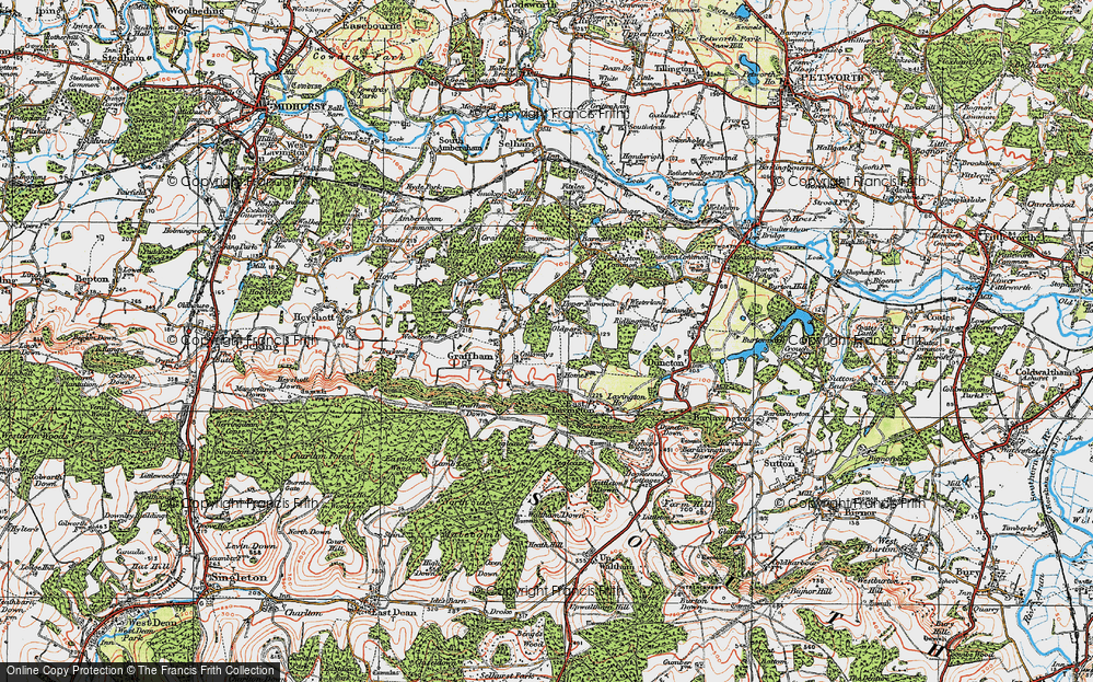 Old Map of Upper Norwood, 1920 in 1920