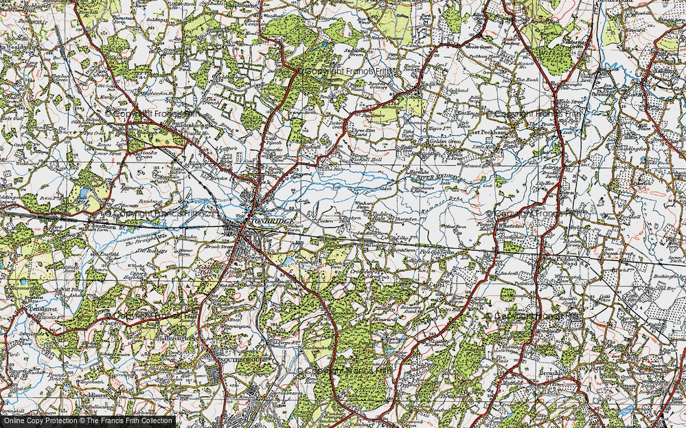 Old Map of Upper Postern, 1920 in 1920