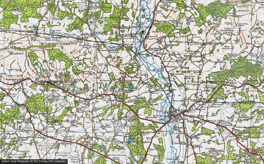 Old Map of Upper Ratley, 1919 in 1919