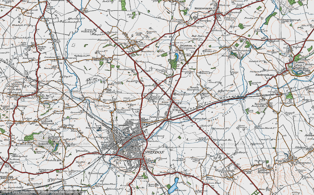 Old Map of Upper Stratton, 1919 in 1919