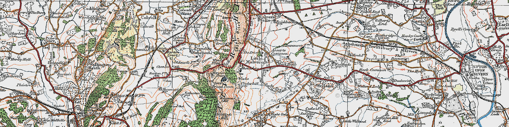 Old map of Upper Welland in 1920