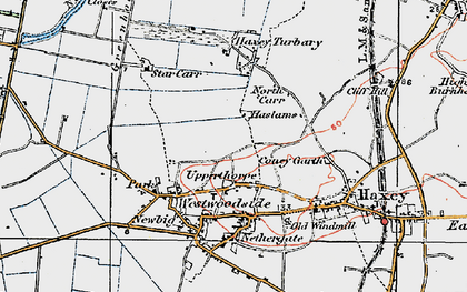 Old map of Upperthorpe in 1923