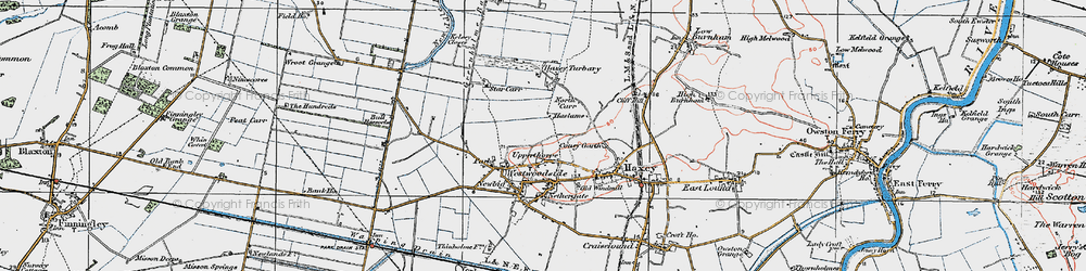 Old map of Upperthorpe in 1923