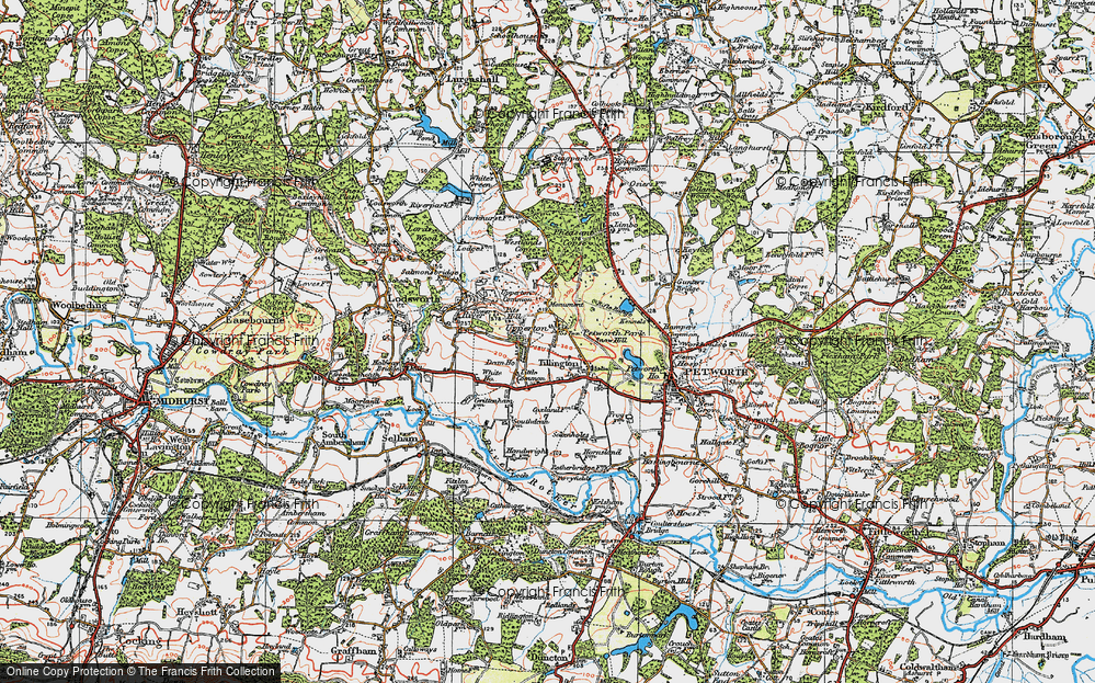 Old Map of Upperton, 1920 in 1920