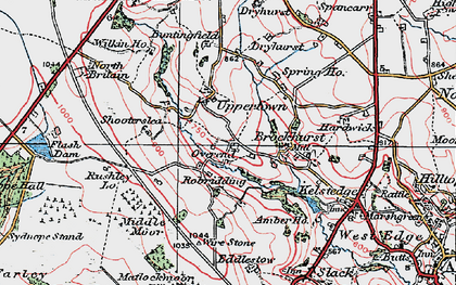 Old map of Robridding in 1923
