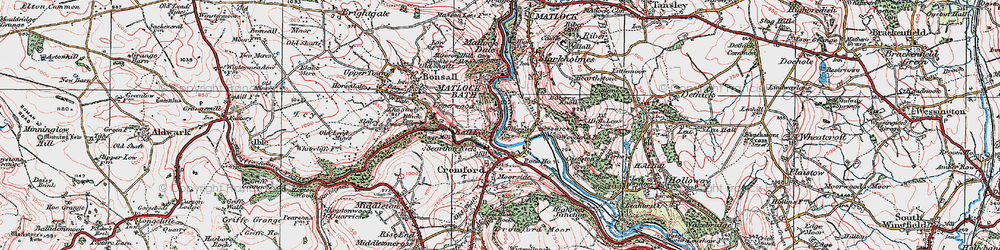 Old map of Upperwood in 1923