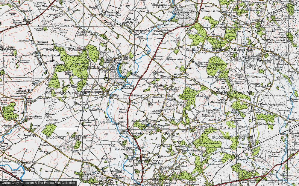 Old Map of Uppington, 1919 in 1919