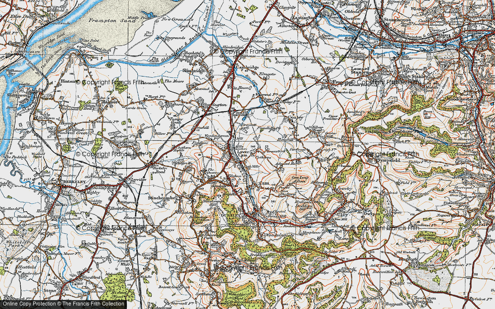 Old Map of Upthorpe, 1919 in 1919