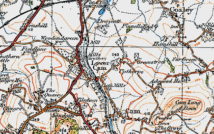Old map of Upthorpe in 1919