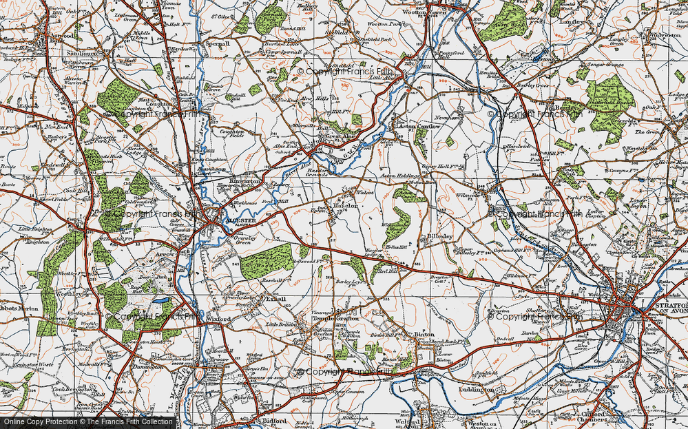 Old Map of Upton, 1919 in 1919